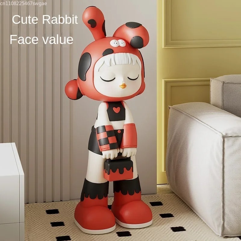 Crafting Resin - Kunst Cartoon Meisjesbeeldje Binnenmode Karaktermodel Hars