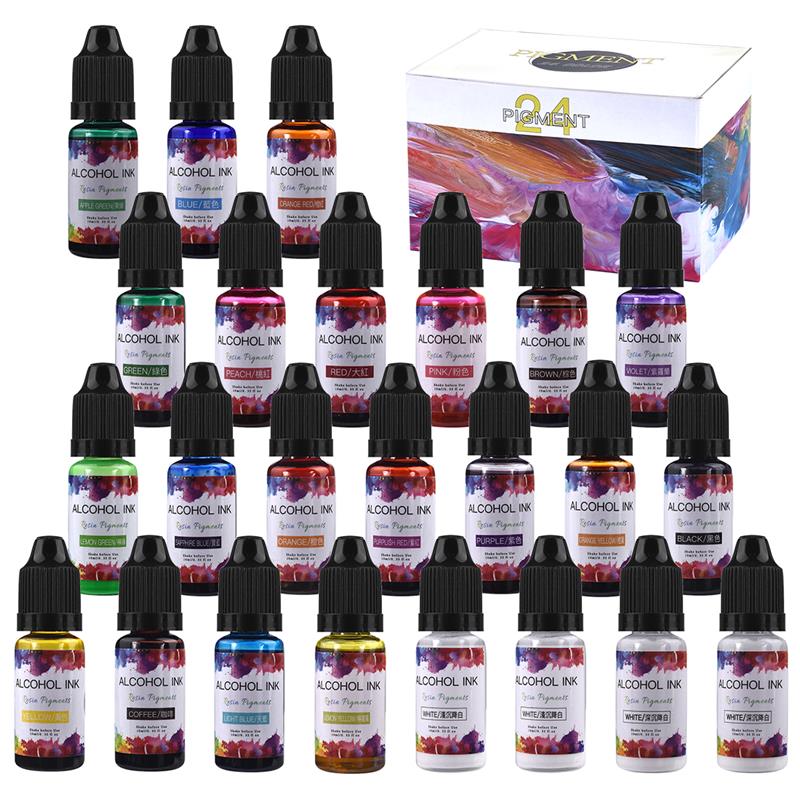 24 Kleur/Set 10Ml Hars Pigment - Resin Pigment Set recensie en prijs