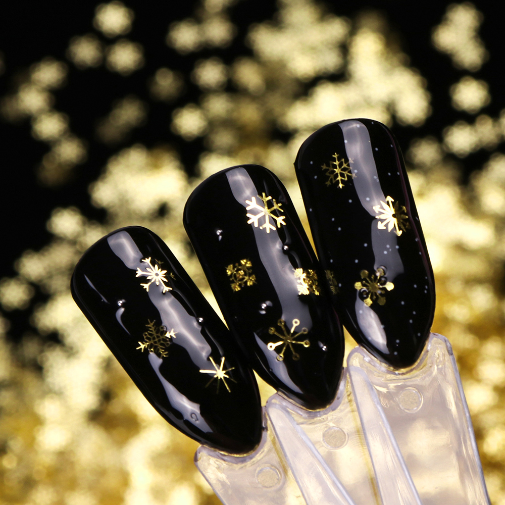 1 Doos Uitgehold Goud Nagel Gl - Gold Foil Flakes recensie en prijs