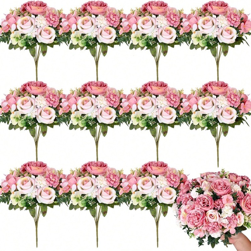 32cm Zijden Kunstmatige Rozenb - Dried Flower Bulk recensie en prijs